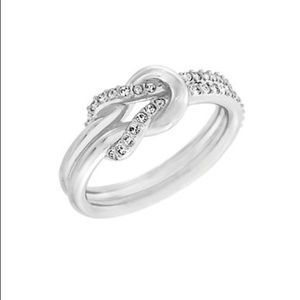 Swarovski Knot Ring